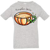 T-Shirts Heather Grey / 6 Months Pumpkin Spice Chai Tea Infant Premium T-Shirt