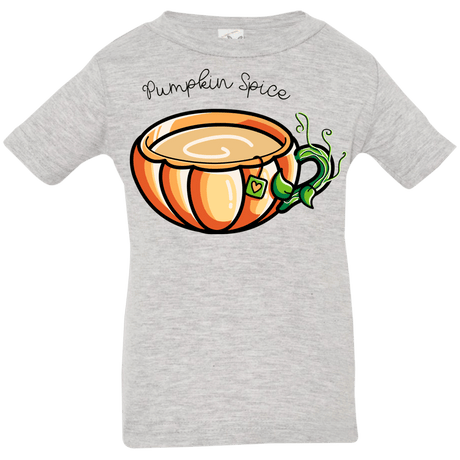 T-Shirts Heather Grey / 6 Months Pumpkin Spice Chai Tea Infant Premium T-Shirt