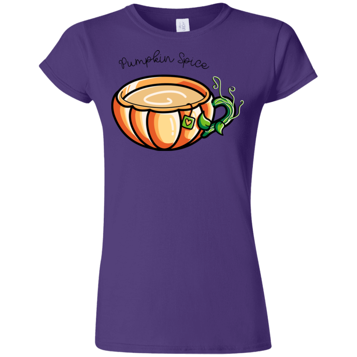 T-Shirts Purple / S Pumpkin Spice Chai Tea Junior Slimmer-Fit T-Shirt