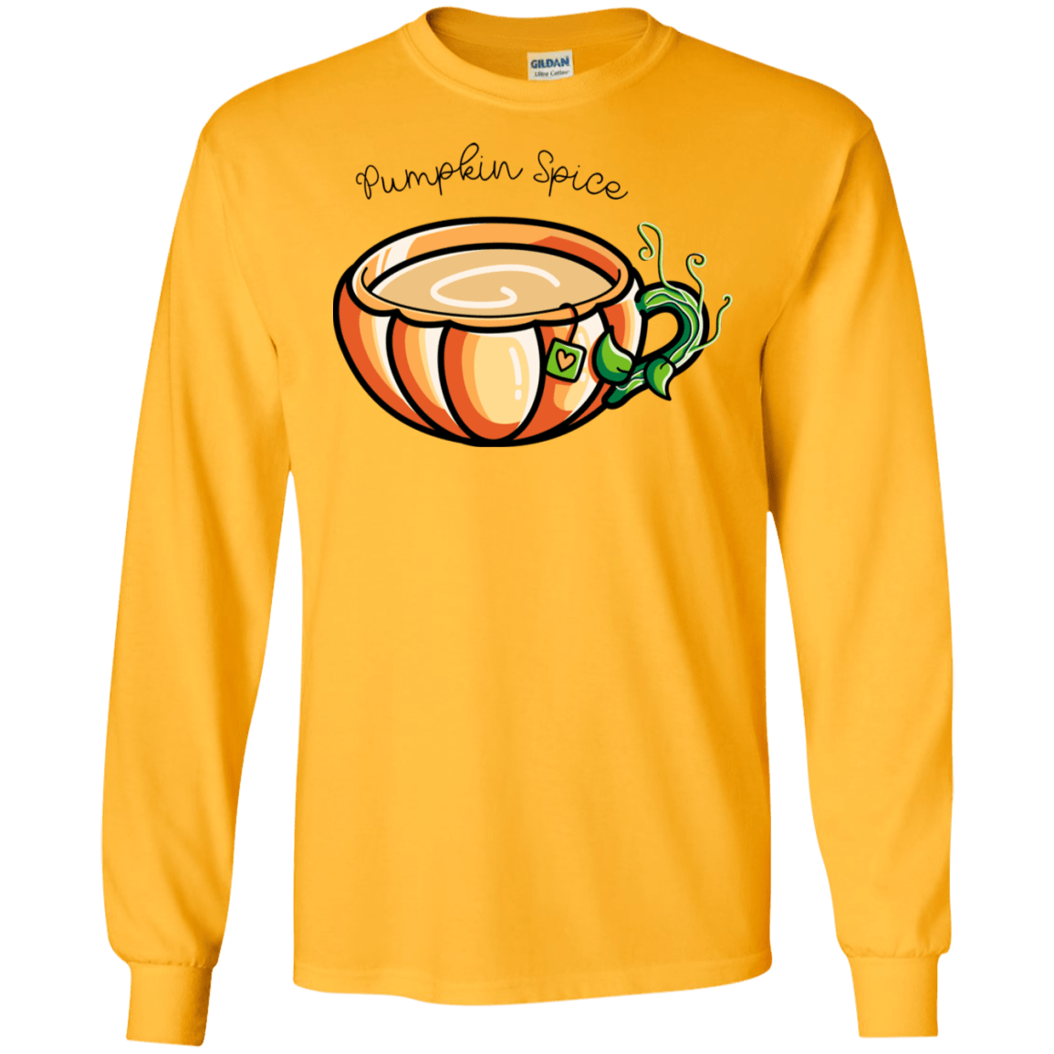 T-Shirts Gold / S Pumpkin Spice Chai Tea Men's Long Sleeve T-Shirt