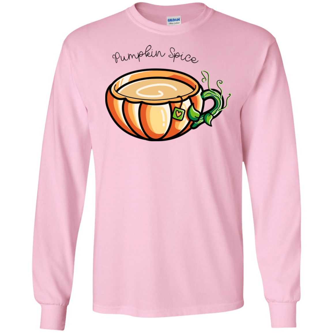 T-Shirts Light Pink / S Pumpkin Spice Chai Tea Men's Long Sleeve T-Shirt