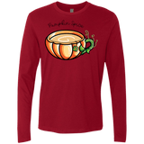 T-Shirts Cardinal / S Pumpkin Spice Chai Tea Men's Premium Long Sleeve