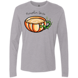 T-Shirts Heather Grey / S Pumpkin Spice Chai Tea Men's Premium Long Sleeve