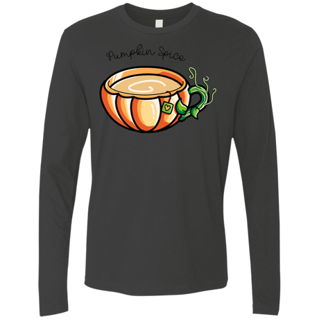 T-Shirts Heavy Metal / S Pumpkin Spice Chai Tea Men's Premium Long Sleeve
