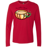 T-Shirts Red / S Pumpkin Spice Chai Tea Men's Premium Long Sleeve