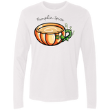 T-Shirts White / S Pumpkin Spice Chai Tea Men's Premium Long Sleeve