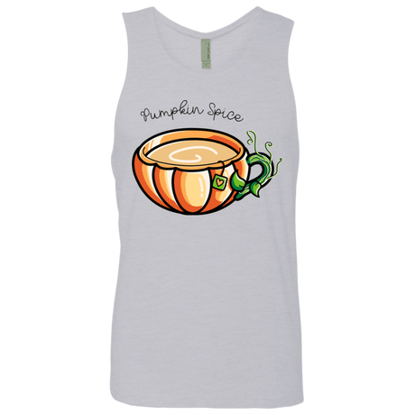 T-Shirts Heather Grey / S Pumpkin Spice Chai Tea Men's Premium Tank Top