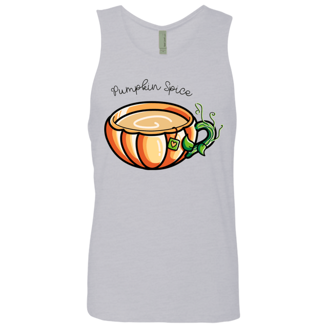 T-Shirts Heather Grey / S Pumpkin Spice Chai Tea Men's Premium Tank Top