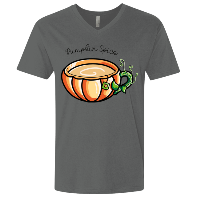 T-Shirts Heavy Metal / X-Small Pumpkin Spice Chai Tea Men's Premium V-Neck