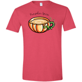 T-Shirts Heather Red / S Pumpkin Spice Chai Tea Men's Semi-Fitted Softstyle