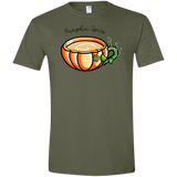 T-Shirts Military Green / S Pumpkin Spice Chai Tea Men's Semi-Fitted Softstyle