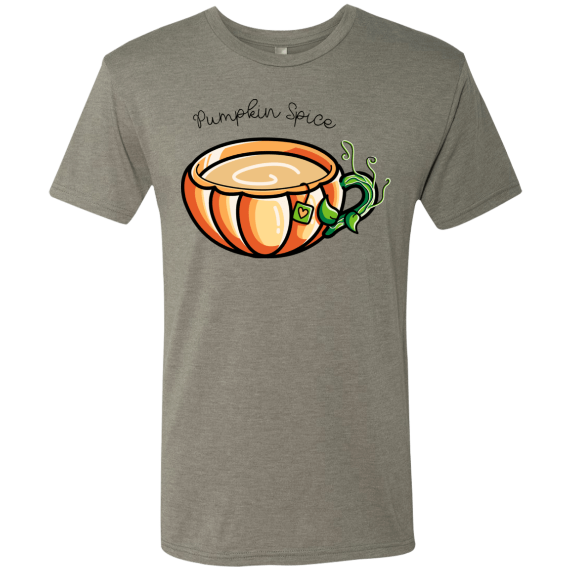 T-Shirts Venetian Grey / S Pumpkin Spice Chai Tea Men's Triblend T-Shirt