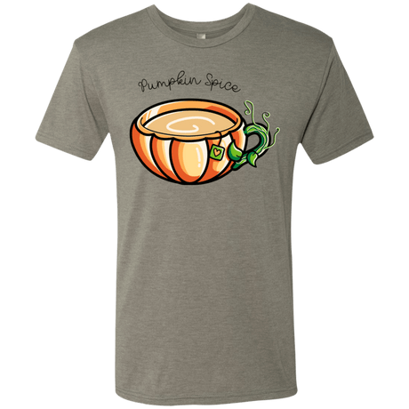 T-Shirts Venetian Grey / S Pumpkin Spice Chai Tea Men's Triblend T-Shirt