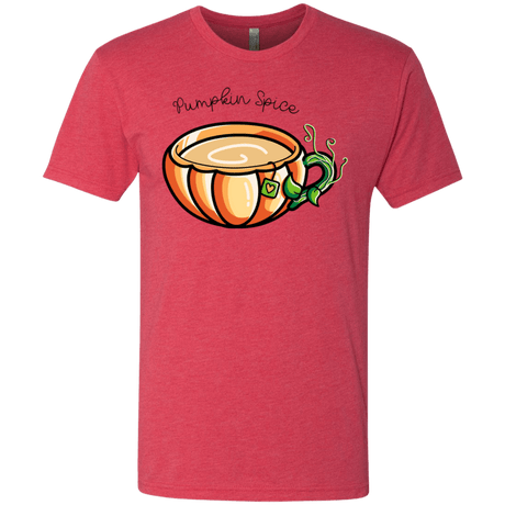 T-Shirts Vintage Red / S Pumpkin Spice Chai Tea Men's Triblend T-Shirt
