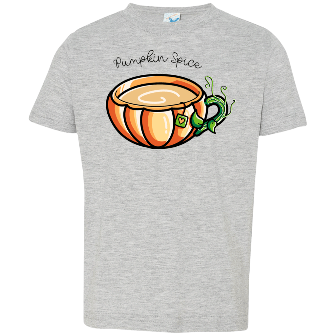 T-Shirts Heather Grey / 2T Pumpkin Spice Chai Tea Toddler Premium T-Shirt