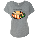 T-Shirts Premium Heather / X-Small Pumpkin Spice Chai Tea Triblend Dolman Sleeve