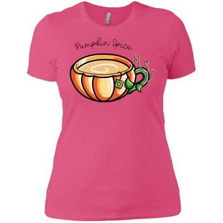 T-Shirts Hot Pink / X-Small Pumpkin Spice Chai Tea Women's Premium T-Shirt