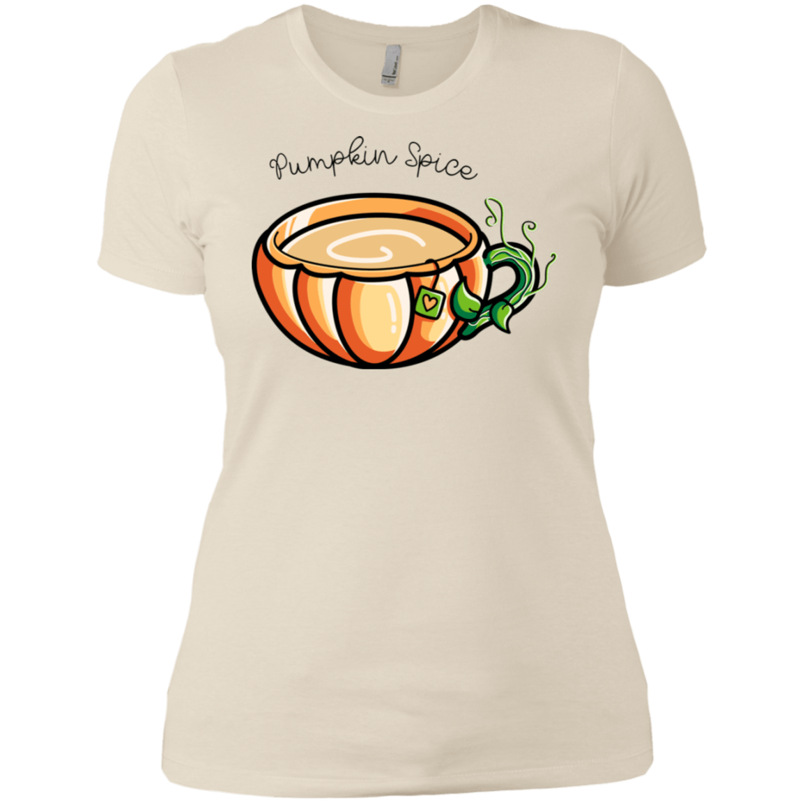 T-Shirts Ivory/ / X-Small Pumpkin Spice Chai Tea Women's Premium T-Shirt