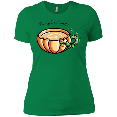 T-Shirts Kelly Green / X-Small Pumpkin Spice Chai Tea Women's Premium T-Shirt
