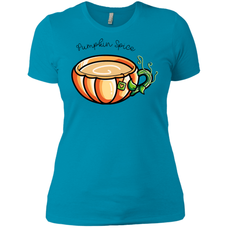 T-Shirts Turquoise / X-Small Pumpkin Spice Chai Tea Women's Premium T-Shirt