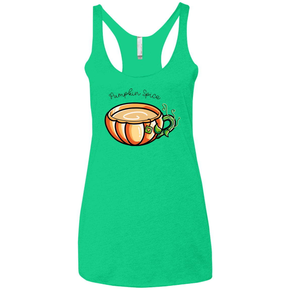 T-Shirts Envy / X-Small Pumpkin Spice Chai Tea Women's Triblend Racerback Tank