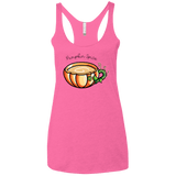 T-Shirts Vintage Pink / X-Small Pumpkin Spice Chai Tea Women's Triblend Racerback Tank