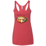 T-Shirts Vintage Red / X-Small Pumpkin Spice Chai Tea Women's Triblend Racerback Tank