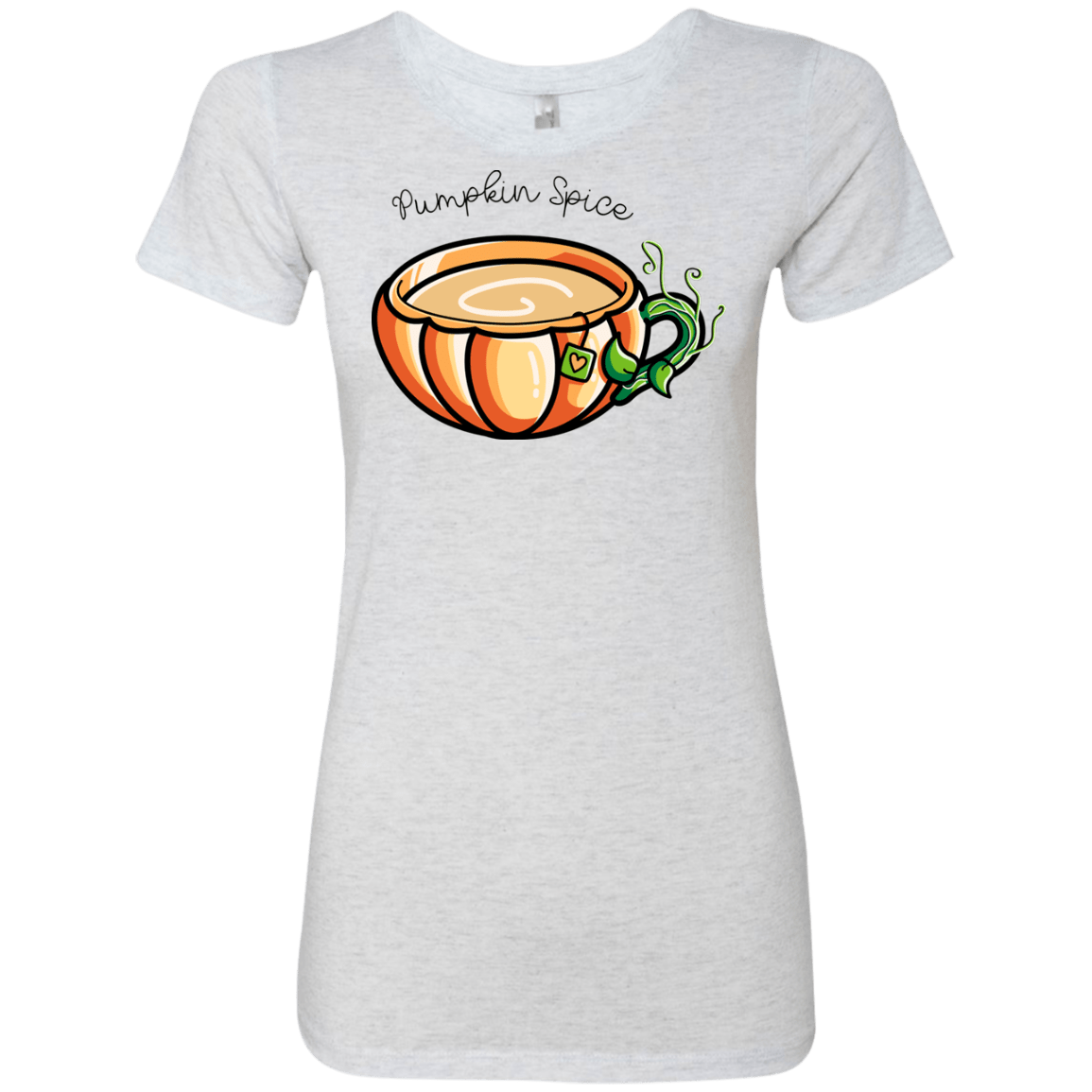 T-Shirts Heather White / S Pumpkin Spice Chai Tea Women's Triblend T-Shirt