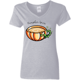 T-Shirts Sport Grey / S Pumpkin Spice Chai Tea Women's V-Neck T-Shirt