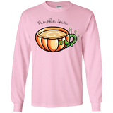 T-Shirts Light Pink / YS Pumpkin Spice Chai Tea Youth Long Sleeve T-Shirt