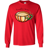 T-Shirts Red / YS Pumpkin Spice Chai Tea Youth Long Sleeve T-Shirt