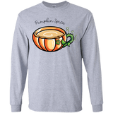 T-Shirts Sport Grey / YS Pumpkin Spice Chai Tea Youth Long Sleeve T-Shirt
