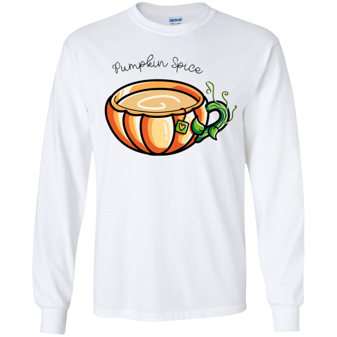 T-Shirts White / YS Pumpkin Spice Chai Tea Youth Long Sleeve T-Shirt