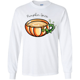 T-Shirts White / YS Pumpkin Spice Chai Tea Youth Long Sleeve T-Shirt
