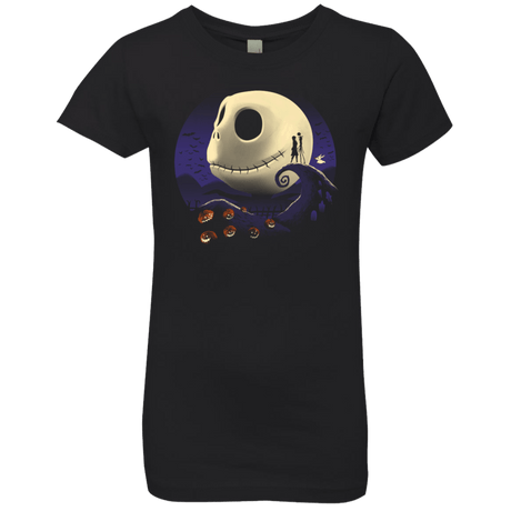 T-Shirts Black / YXS Pumpkins and Nightmares Girls Premium T-Shirt