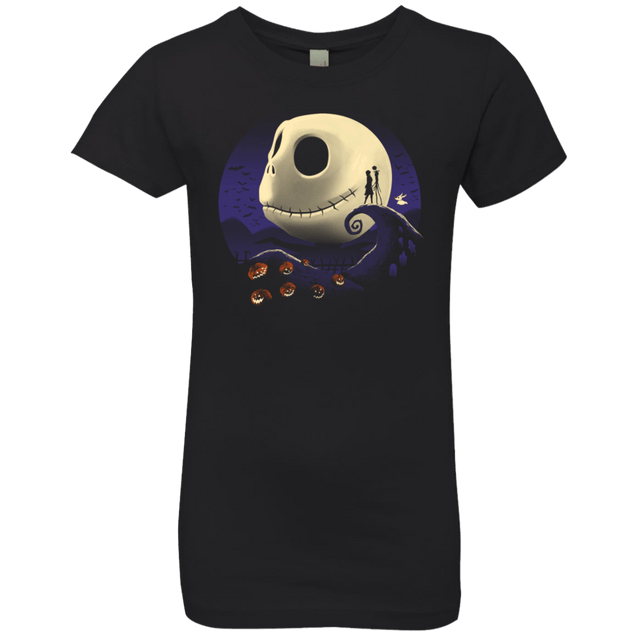 T-Shirts Black / YXS Pumpkins and Nightmares Girls Premium T-Shirt
