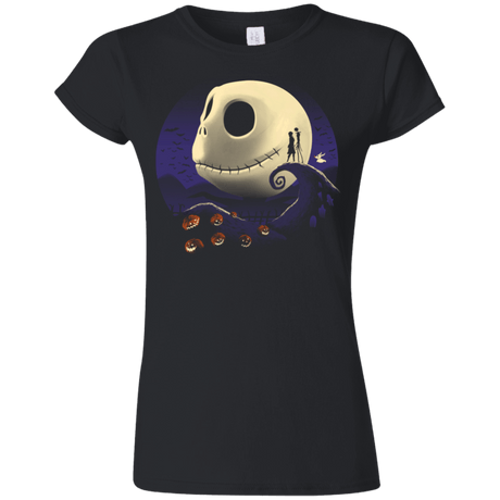 T-Shirts Black / S Pumpkins and Nightmares Junior Slimmer-Fit T-Shirt