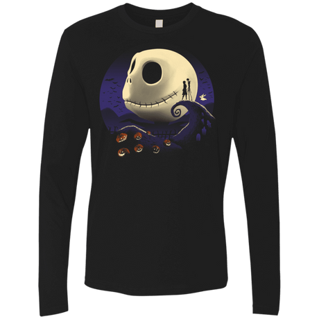 T-Shirts Black / S Pumpkins and Nightmares Men's Premium Long Sleeve