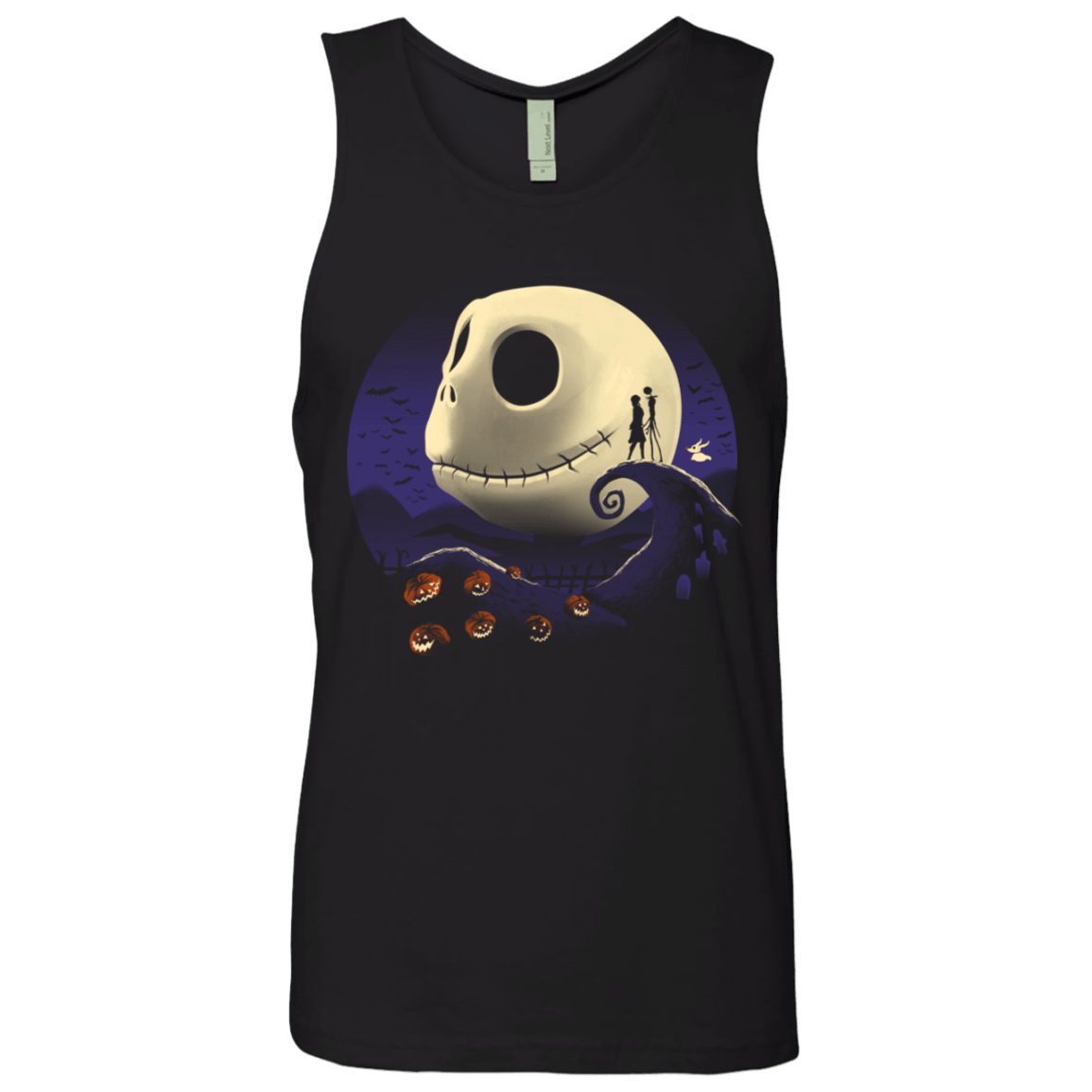 T-Shirts Black / S Pumpkins and Nightmares Men's Premium Tank Top