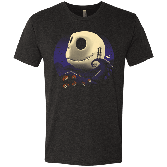 T-Shirts Vintage Black / S Pumpkins and Nightmares Men's Triblend T-Shirt
