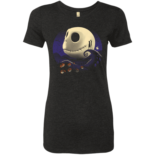 T-Shirts Vintage Black / S Pumpkins and Nightmares Women's Triblend T-Shirt