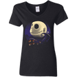 T-Shirts Black / S Pumpkins and Nightmares Women's V-Neck T-Shirt