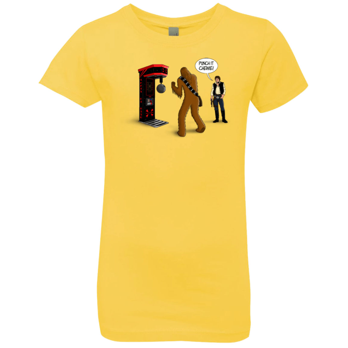 T-Shirts Vibrant Yellow / YXS Punch It Chewie Girls Premium T-Shirt