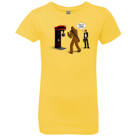 T-Shirts Vibrant Yellow / YXS Punch It Chewie Girls Premium T-Shirt