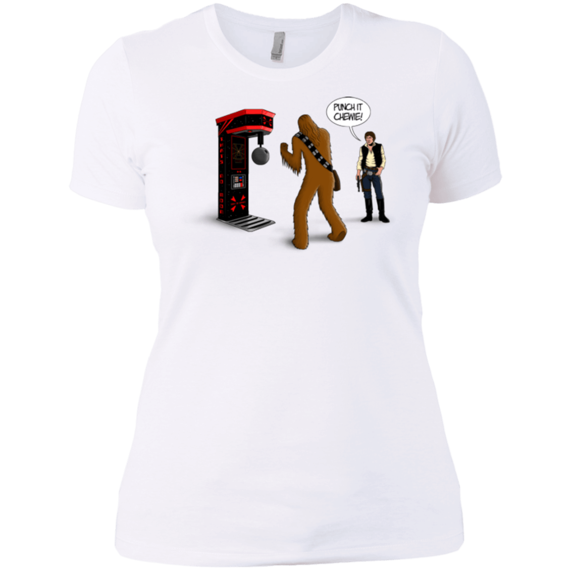 T-Shirts White / X-Small Punch It Chewie Women's Premium T-Shirt