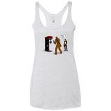T-Shirts Heather White / X-Small Punch It Chewie Women's Triblend Racerback Tank
