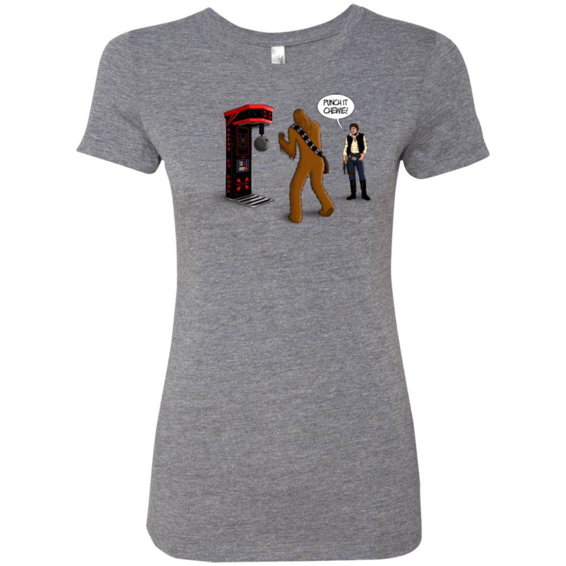 T-Shirts Premium Heather / Small Punch It Chewie Women's Triblend T-Shirt