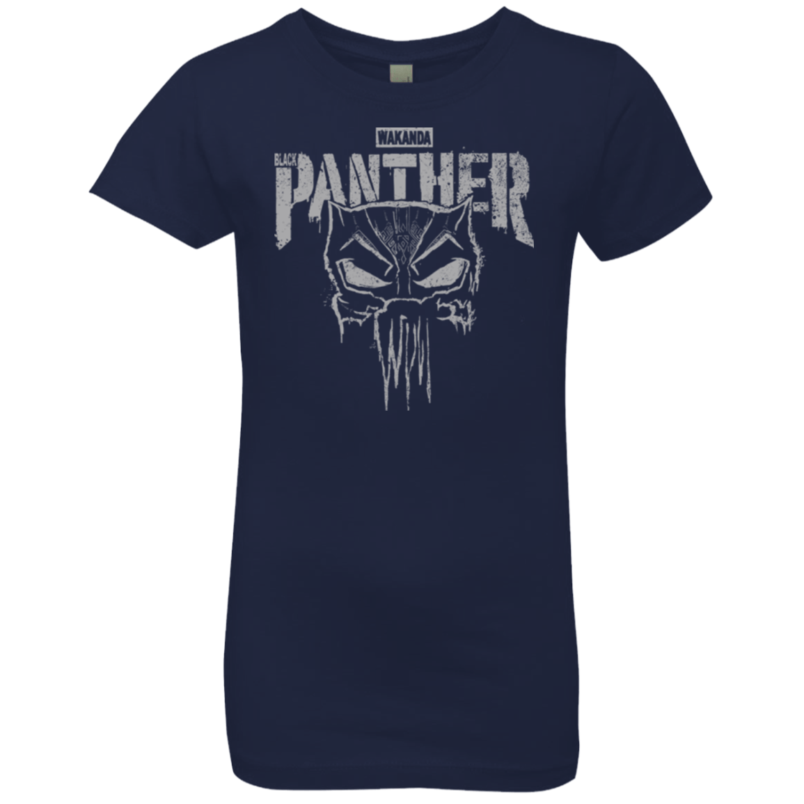 T-Shirts Midnight Navy / YXS Punish Enemies Of Wakanda Girls Premium T-Shirt