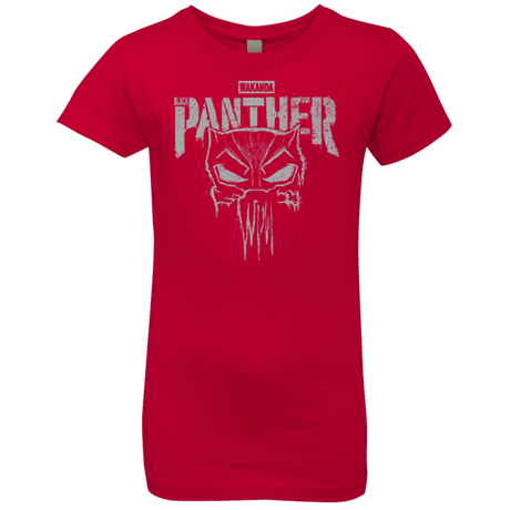 T-Shirts Red / YXS Punish Enemies Of Wakanda Girls Premium T-Shirt