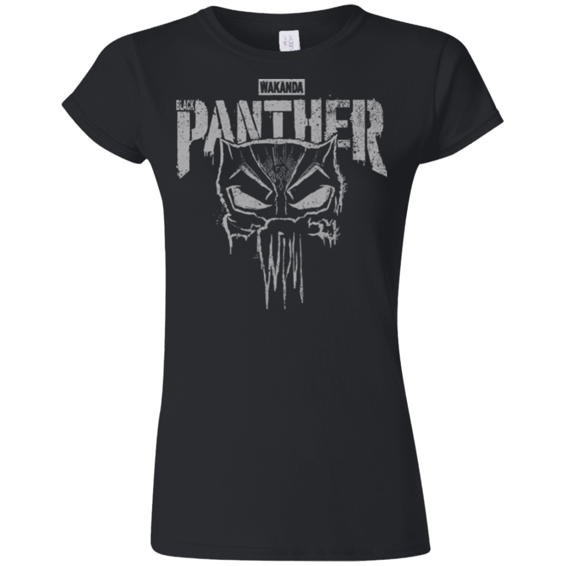 T-Shirts Black / S Punish Enemies Of Wakanda Junior Slimmer-Fit T-Shirt